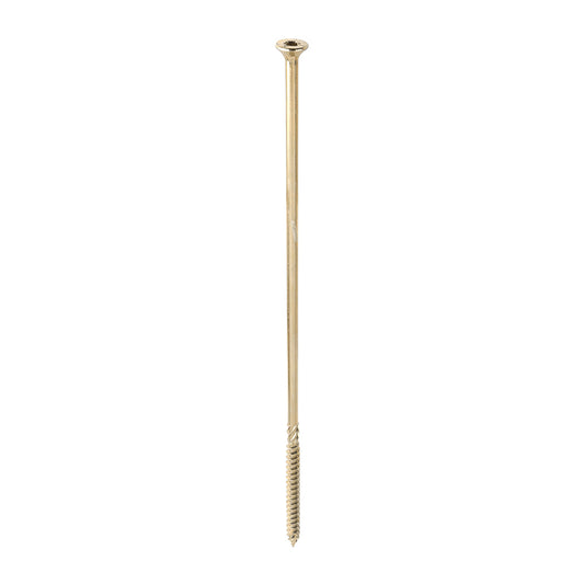 TIMCO C2 Clamp-Fix Multi-Purpose Premium Countersunk Gold Woodscrews - 8.0 x 300 - Image