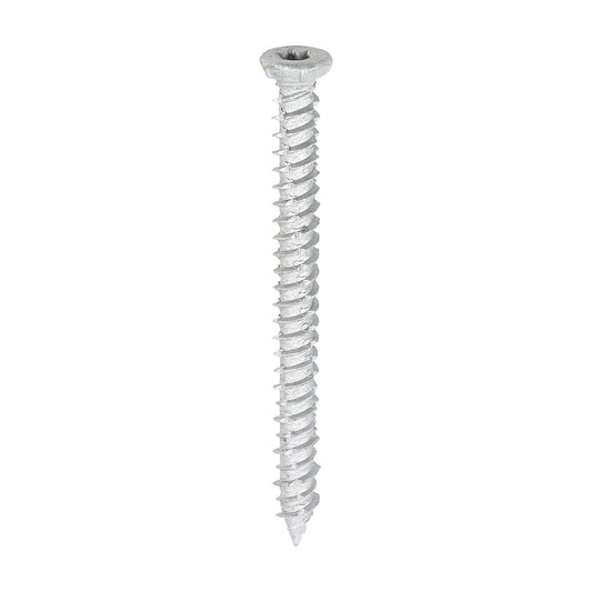 TIMCO Concrete Screws Flat Countersunk Exterior Silver - 7.5 x 80 - Image