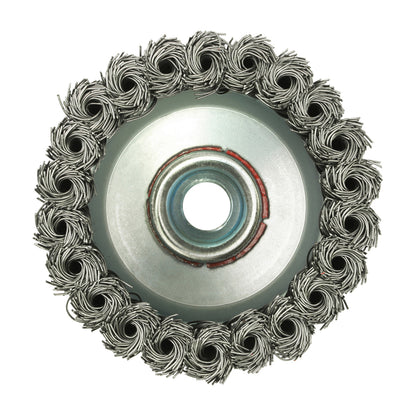 TIMCO Angle Grinder Cup Brush Twisted Knot Steel Wire - 80mm - Image