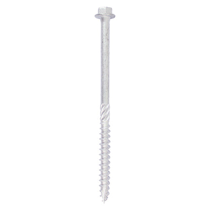 TIMCO Heavy Duty Timber Screws Hex Flange Head Exterior Silver - 8.0 x 200 - Image