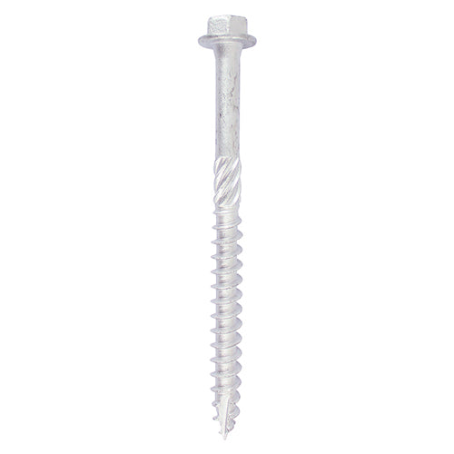 TIMCO Heavy Duty Timber Screws Hex Flange Head Exterior Silver - 8.0 x 60 - Image