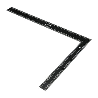 TIMCO Framing Square, Carpenters Square, L Shaped 90 Degree Square, Double Sided Right Angle Square - Image