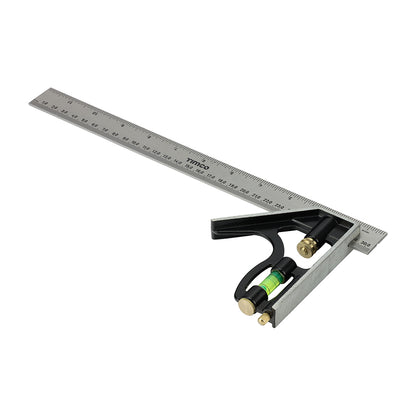 TIMCO Combination Square Set Square, Adjustable Carpentry Square - Image
