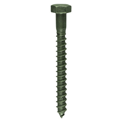 TIMCO Coach Screws Hex Head Green Exterior - 8.0 x 75