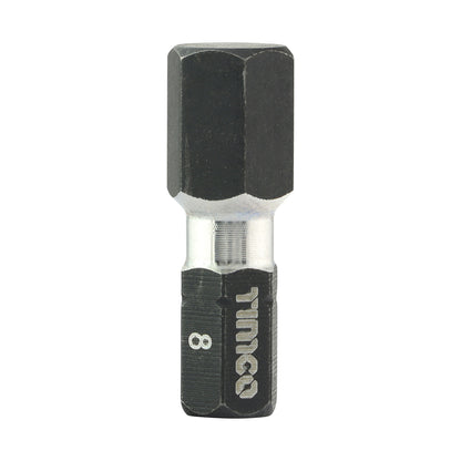 TIMCO Impact 25mm Hex Bits - 8.0 x 25 - Image