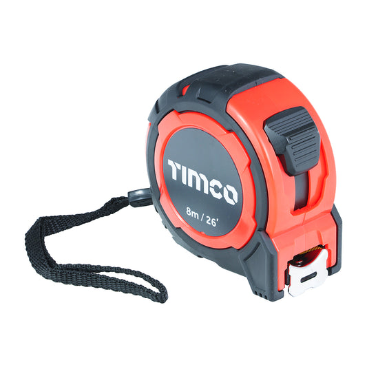 TIMCO Tape Measure - 8m/26ft x 25mm - Image