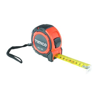 TIMCO Tape Measure - 8m/26ft x 25mm - Image