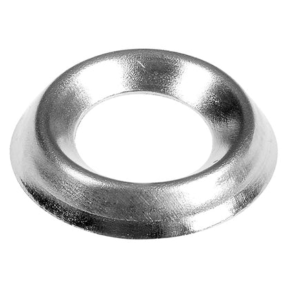 TIMCO Screw Cups Nickel - To fit 8 Gauge Screws - Image