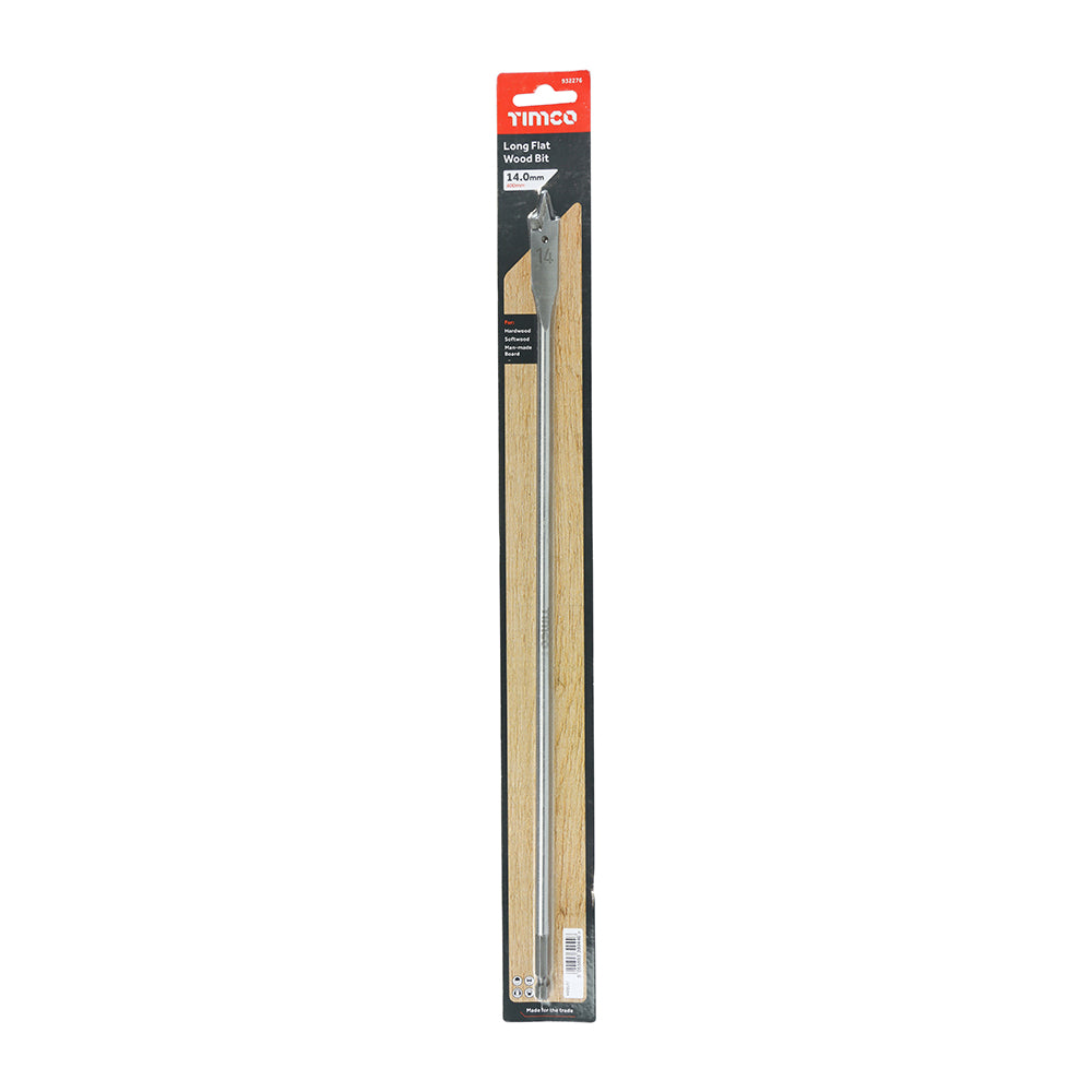 TIMCO Long Flat Wood Bit - 14.0 x 400 - Image