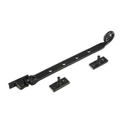 TIMCO Curly Tail Casement Stay - Antique Black - 252mm - Image