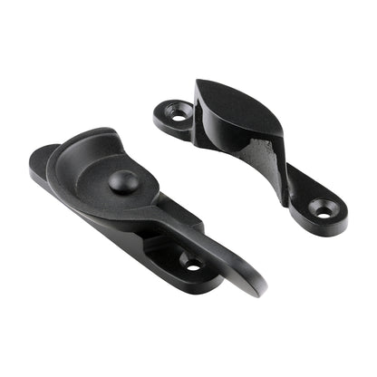 TIMCO Fitch Pattern Sash Fastener - Matt Black - 68 x 14mm - Image