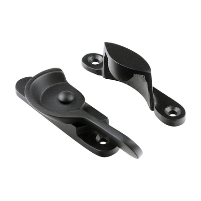 TIMCO Fitch Pattern Sash Fastener - Matt Black - 68 x 14mm - Image