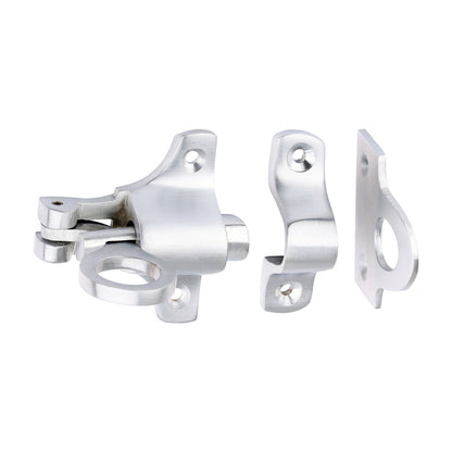 TIMCO Fanlight Catch - Satin Chrome - 50 x 60mm - Image