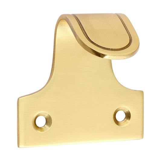 TIMCO Traditional Pattern Sash Lift - Polished Brass - 52mm - Image