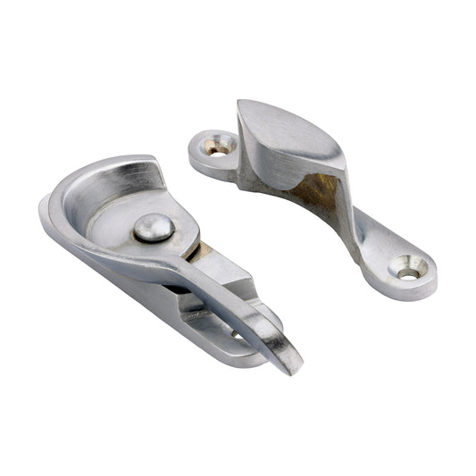 TIMCO Fitch Pattern Sash Fastener - Satin Chrome - 68 x 14mm - Image