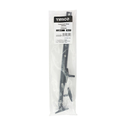 TIMCO Casement Stay (900A) - Black - 250mm - Image
