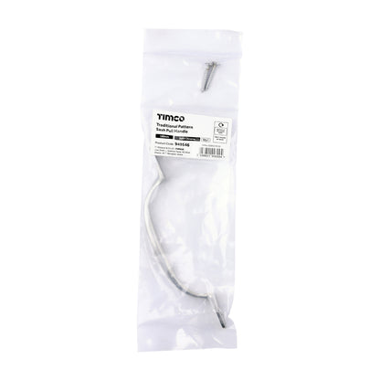 TIMCO Traditional Pattern Sash Pull Handle - Satin Chrome - 160mm - Image