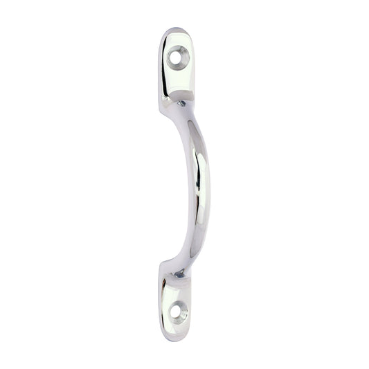 TIMCO Traditional Pattern Sash Pull Handle - Polished Chrome - 100mm - Image
