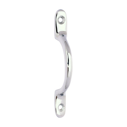 TIMCO Traditional Pattern Sash Pull Handle - Polished Chrome - 100mm - Image