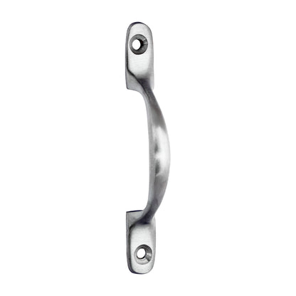 TIMCO Traditional Pattern Sash Pull Handle - Satin Chrome - 100mm - Image