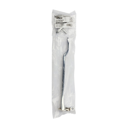 TIMCO Victorian Pattern Casement Stay - Polished Chrome - 240mm - Image