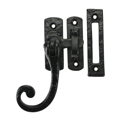 TIMCO Curly Tail Casement Fastener - Antique Black - 86mm - Image