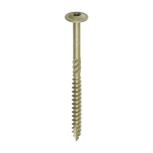 TIMCO Wafer Head Exterior Green Timber Screws  - 6.7 x 95 - Image