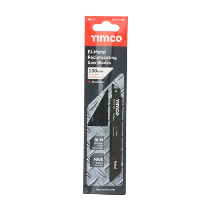 TIMCO Reciprocating Saw Blades Metal Cutting Bi-Metal - S922EF - Image