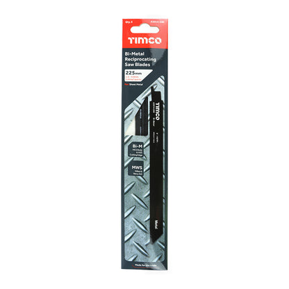 TIMCO Reciprocating Saw Blades Metal Cutting Bi-Metal - S1122EF - Image
