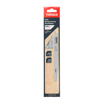 TIMCO Reciprocating Saw Blades Wood Cutting High Carbon Steel - S2345X - Image