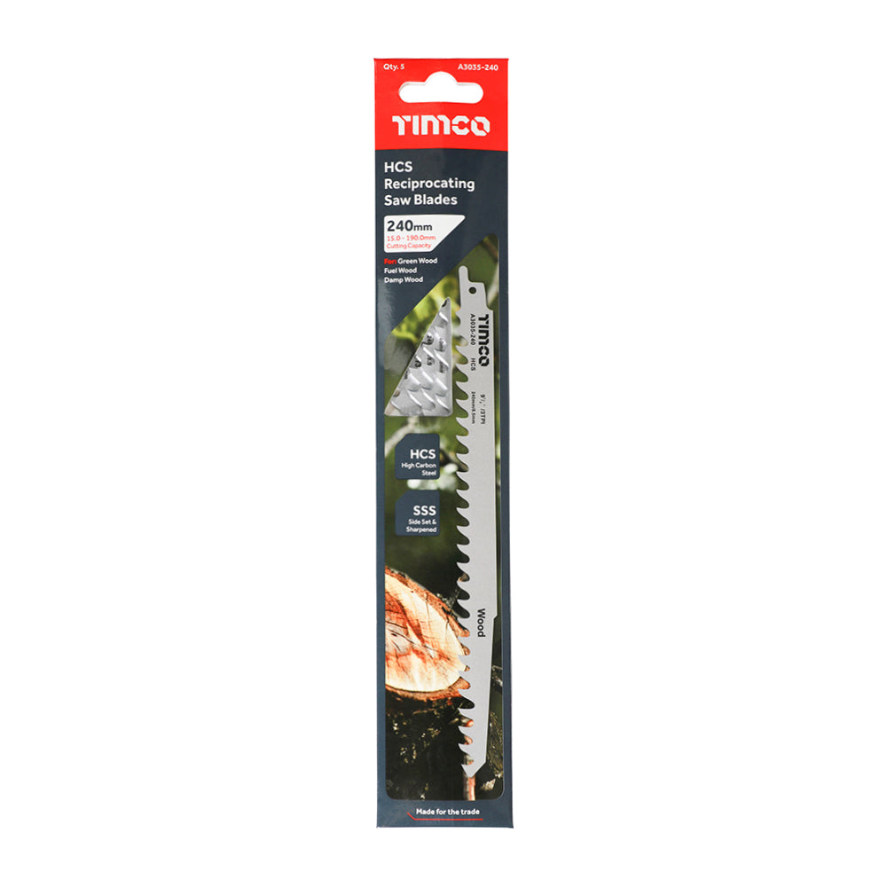 TIMCO Reciprocating Saw Blades Wood Cutting High Carbon Steel - S1542K - Image