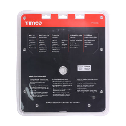 TIMCO -5° Circular Saw Blade - 305 x 30 x 48T - Image