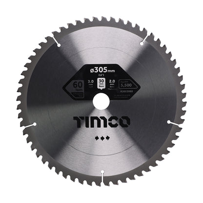 TIMCO -5° Circular Saw Blade - 305 x 30 x 60T - Image