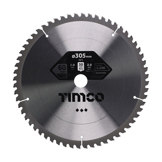 TIMCO -5° Circular Saw Blade - 305 x 30 x 60T - Image