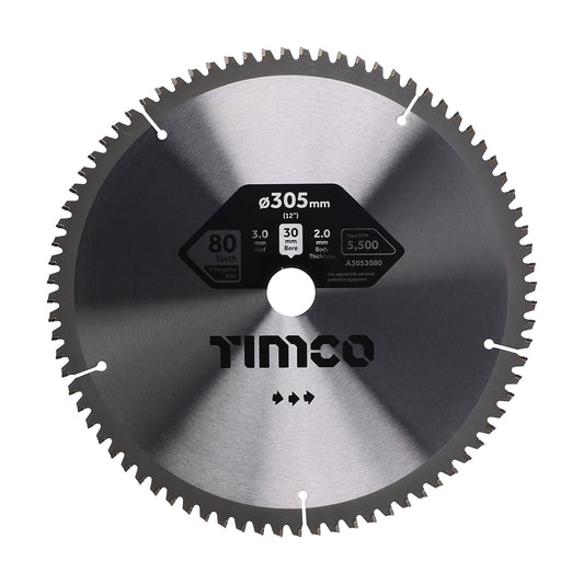 TIMCO -5° Circular Saw Blade - 305 x 30 x 80T - Image