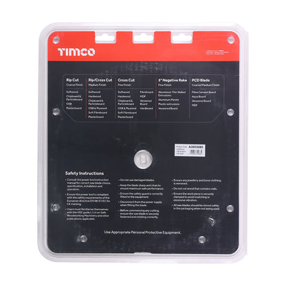 TIMCO -5° Circular Saw Blade - 305 x 30 x 80T - Image