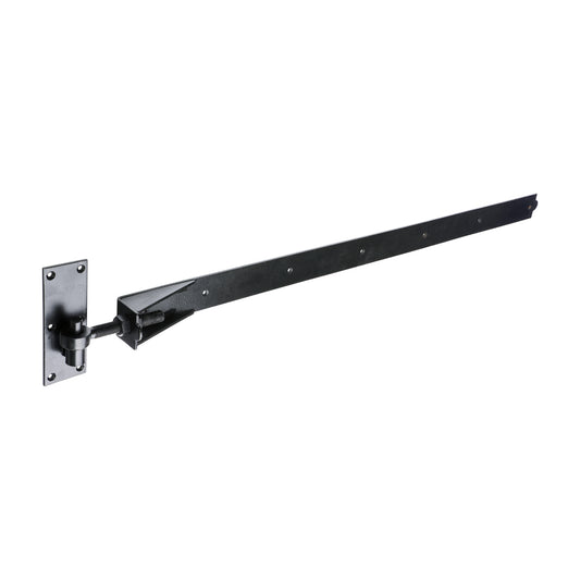 TIMCO Adjustable Band & Hook on Plates Hinges Black - 1200mm - Image
