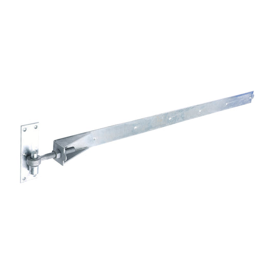 TIMCO Adjustable Band & Hook on Plates Hinges Hot Dipped Galvanised - 1200mm - Image