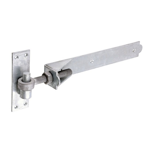 TIMCO Adjustable Band & Hook on Plates Hinges Hot Dipped Galvanised - 350mm - Image