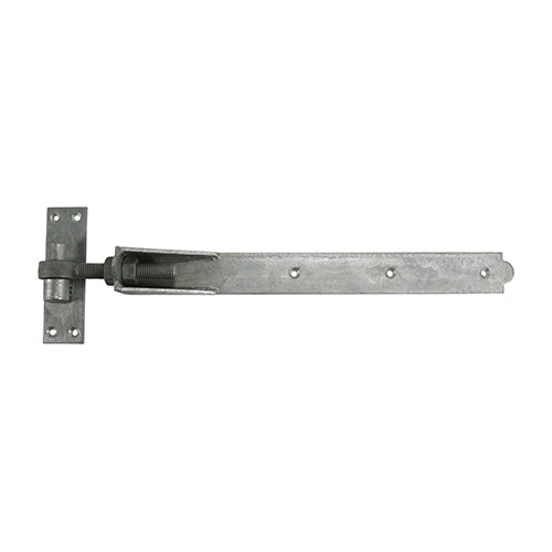 TIMCO Adjustable Band & Hook on Plates Hinges Hot Dipped Galvanised - 450mm - Image