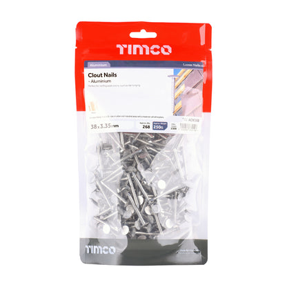 TIMCO Clout Nails Aluminium - 38 x 3.35 - Image