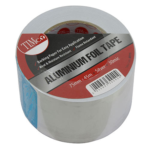 TIMCO Aluminium Foil Tape - 45m x 75mm - Image