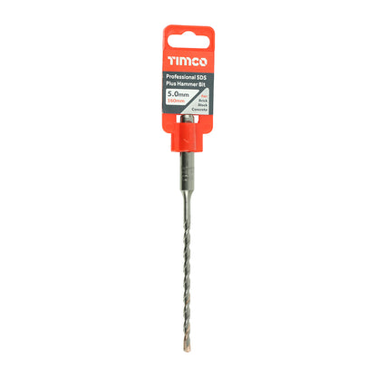 TIMCO Professional SDS Plus Hammer Bits (PGM) - 5.0 x 160 - Image
