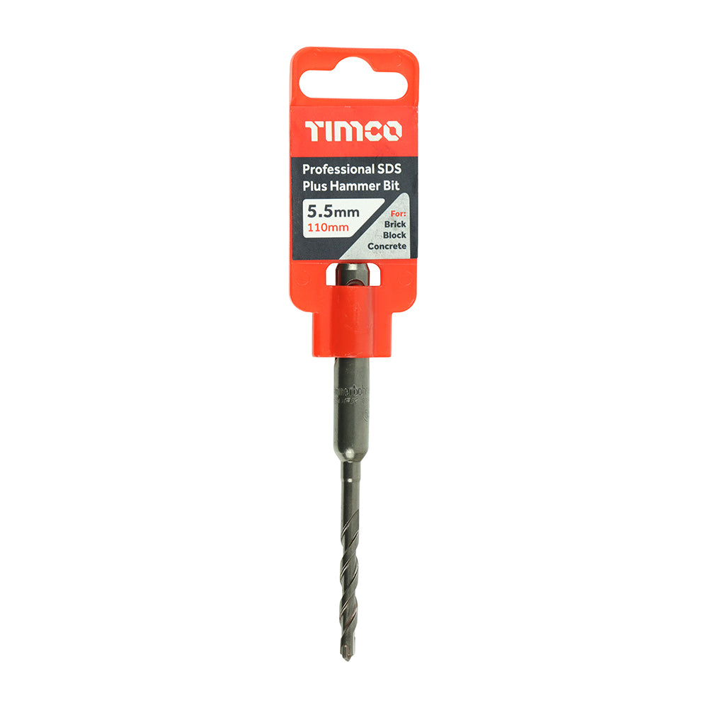 TIMCO Professional SDS Plus Hammer Bits - 5.5 x 110 - Image