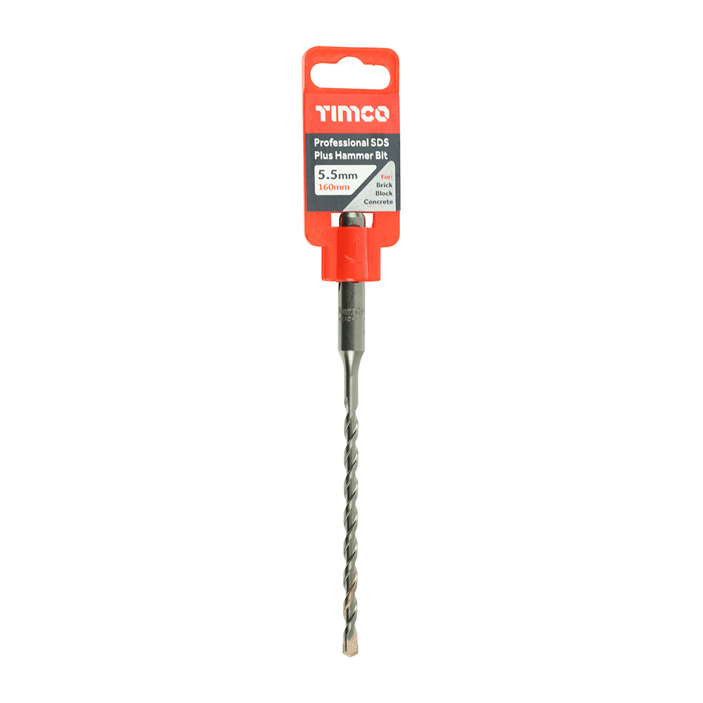 TIMCO Professional SDS Plus Hammer Bits - 5.5 x 160 - Image