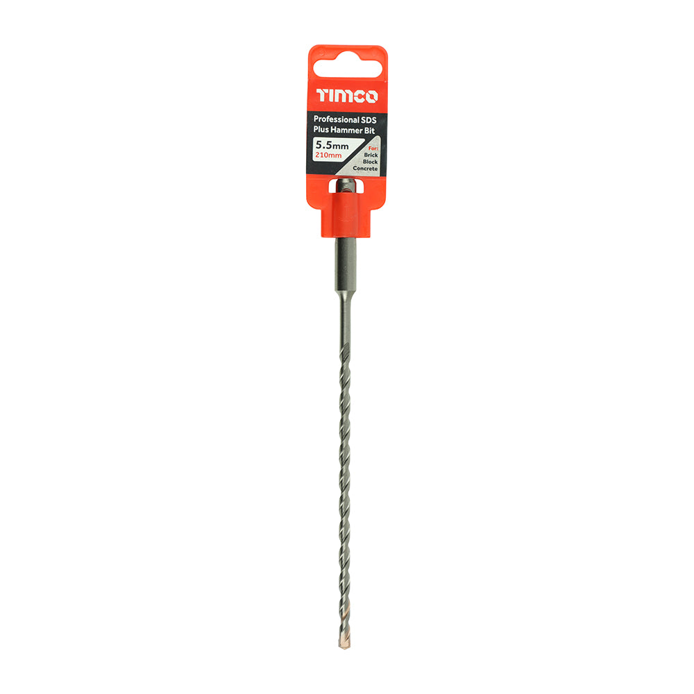 TIMCO Professional SDS Plus Hammer Bits - 5.5 x 210 - Image