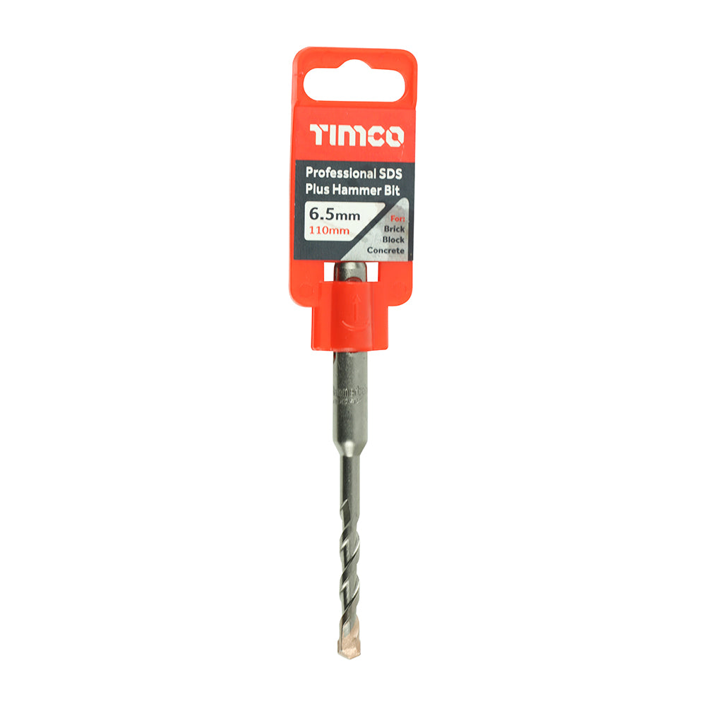 TIMCO Professional SDS Plus Hammer Bits - 6.5 x 110 - Image