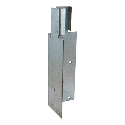 TIMCO Arris Rail Mortice Brackets Galvanised - 200 x 62 x 62 - Image