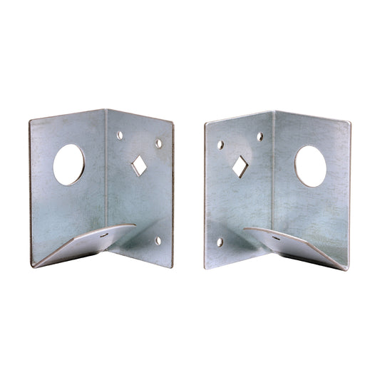 TIMCO Arris Rail Support Brackets Galvanised - 90 x 60 x 60 - Image