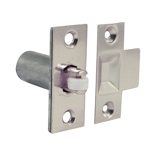 TIMCO Adjustable Roller Catch Nickel - 39mm